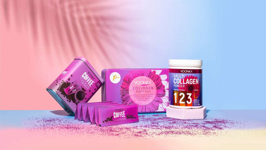 Видове колаген на сашета, на прах, на таблетки и течен колаген за пиене от Voonka Collagen, изберете правилният